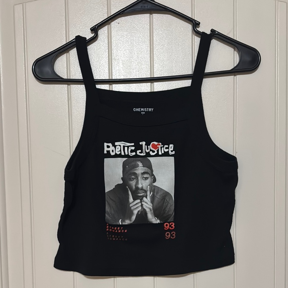 Chemistry Black Poetic Justice Crop Top